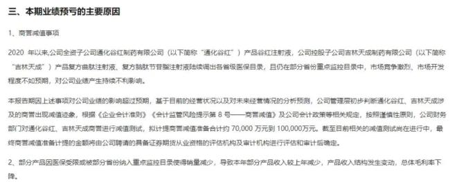 步长制药业绩大幅预亏的背后